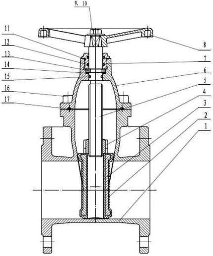 Задвижка клиновая